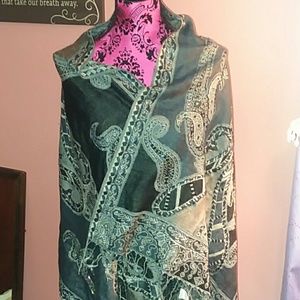 Beautiful Navy Scarf